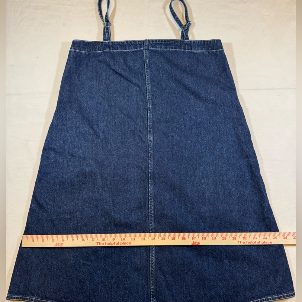 NWT Madewell Women’s Casual Blue Denim Adjustable Dress - Picture 5 of 9